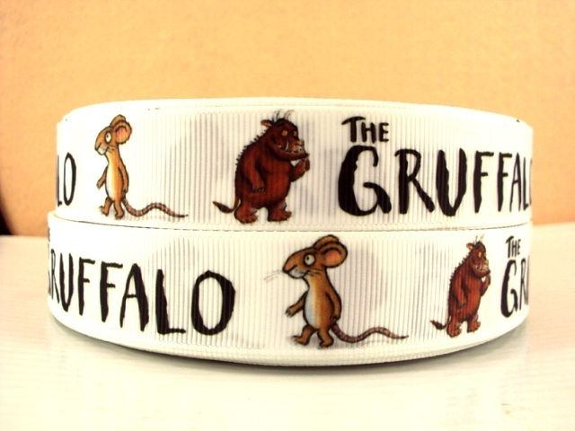 Gruffalo Grosgrain Ribbon 22mm Wide Sold per metre