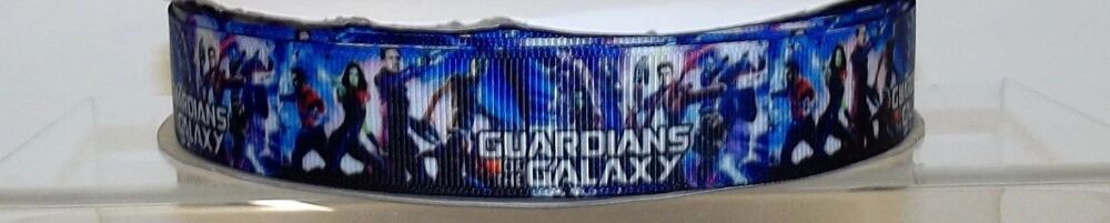 Guardians of the Galaxy Grosgrain Ribbon 16/22mm Wide - Sold per Metre