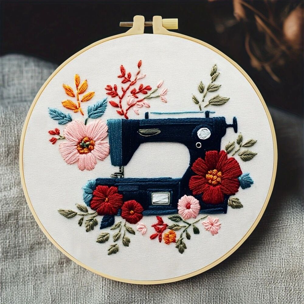 Embroidery Kit - Sewing Machine 20cm inc Hoop