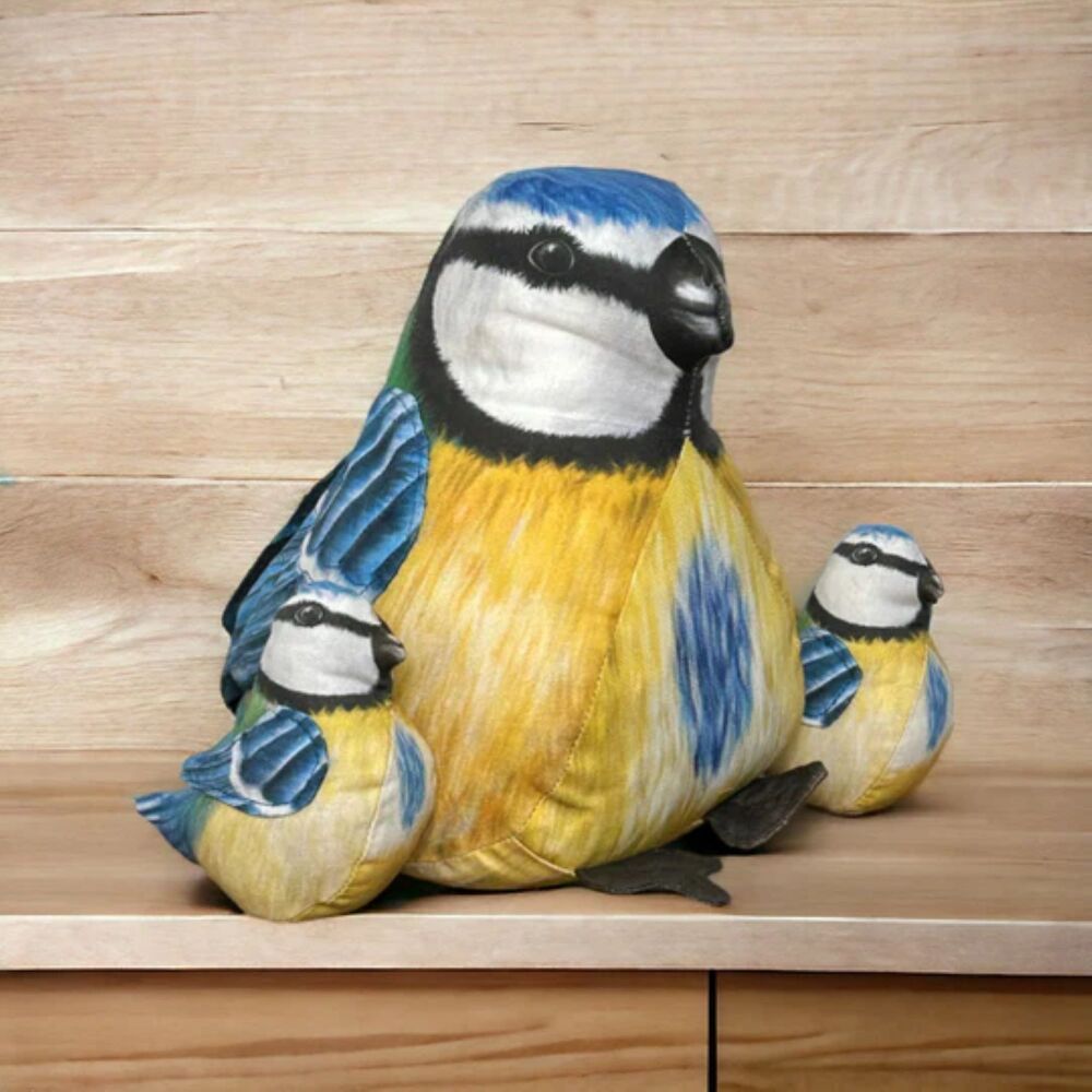 Sewing Kit Doorstop by Amber Makes  Bertie Blue Tit
