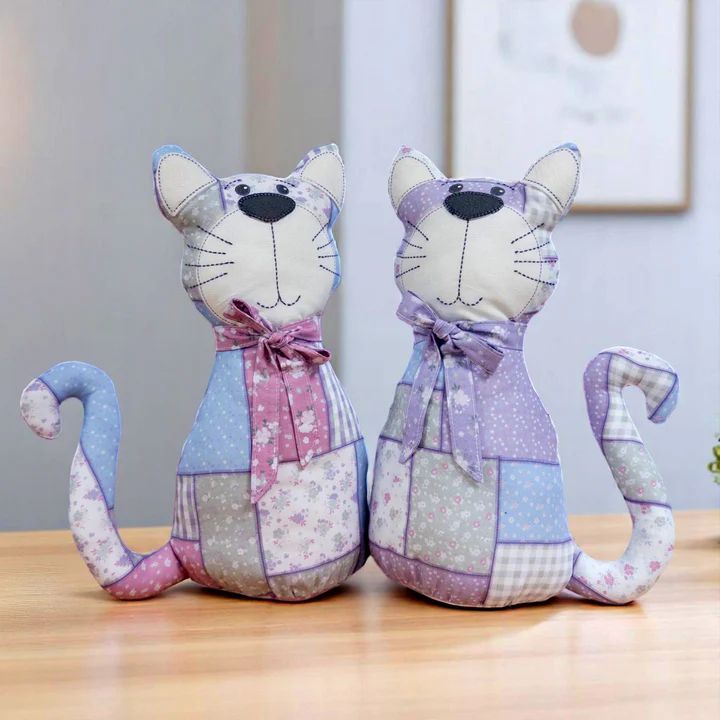 Sewing Kit Purrfect Pair Patchwork by Amber Makes