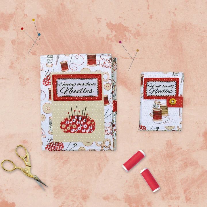 Sewing Kit by Amber Makes - Needlecase Collection - Redwork