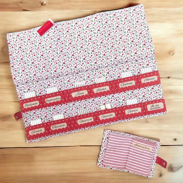 Sewing Kit by Amber Makes - Needlecase Collection - Redwork