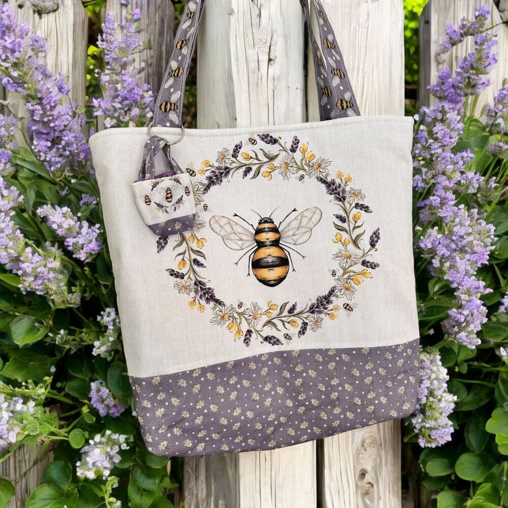 Bag Making Sewing Kit - The Totally Tote Bag - Lavender Bee