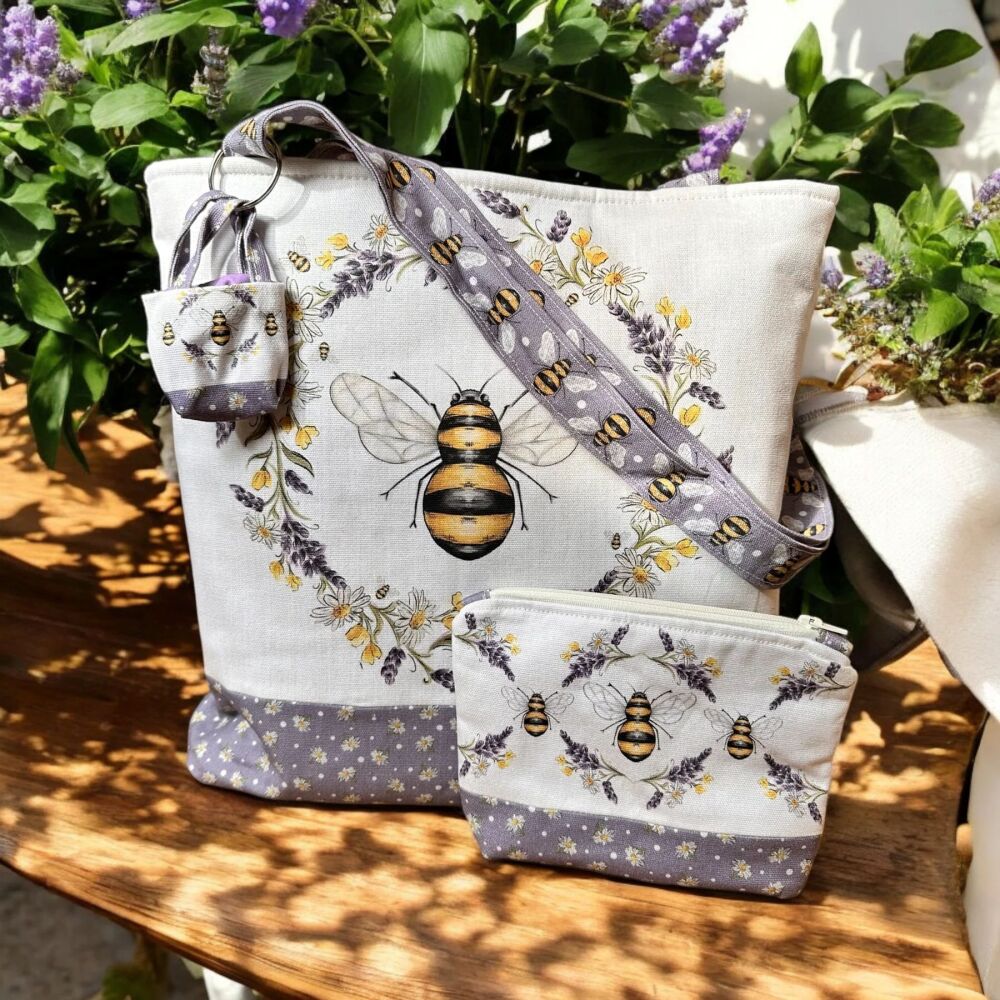 Bag Making Sewing Kit - The Totally Tote Bag - Lavender Bee