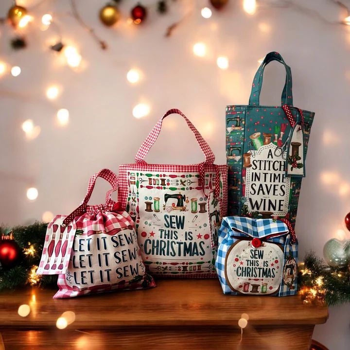 Sewing Kit Amber Makes Gift Bag Collection - Sew This is Christmas