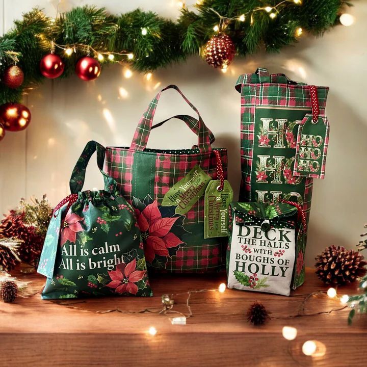 Sewing Kit Amber Makes Gift Bag Collection - Festive Foliage