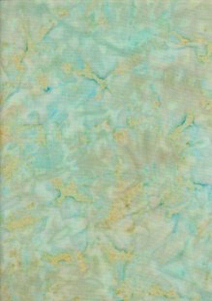 Batik Fabric 100% Cotton 112cm Wide FQ 1/2m or 1m Turquoise/Green SSB059