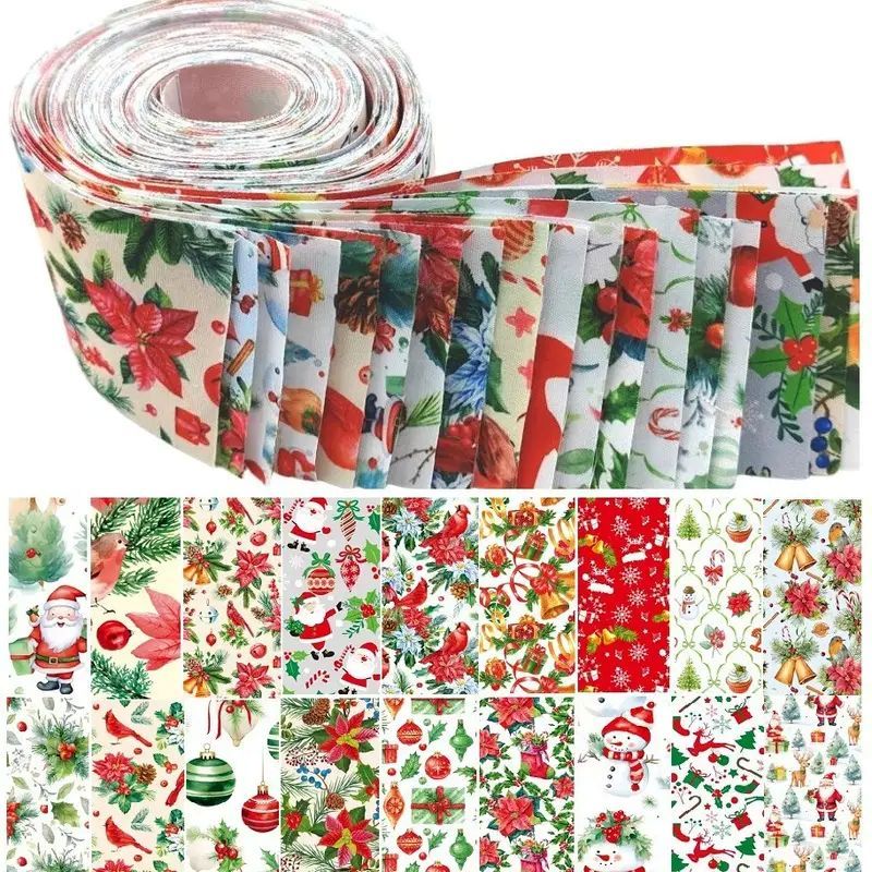 Jelly Roll - Christmas Fabrics 6.5cm x 100cm - 20 Strips