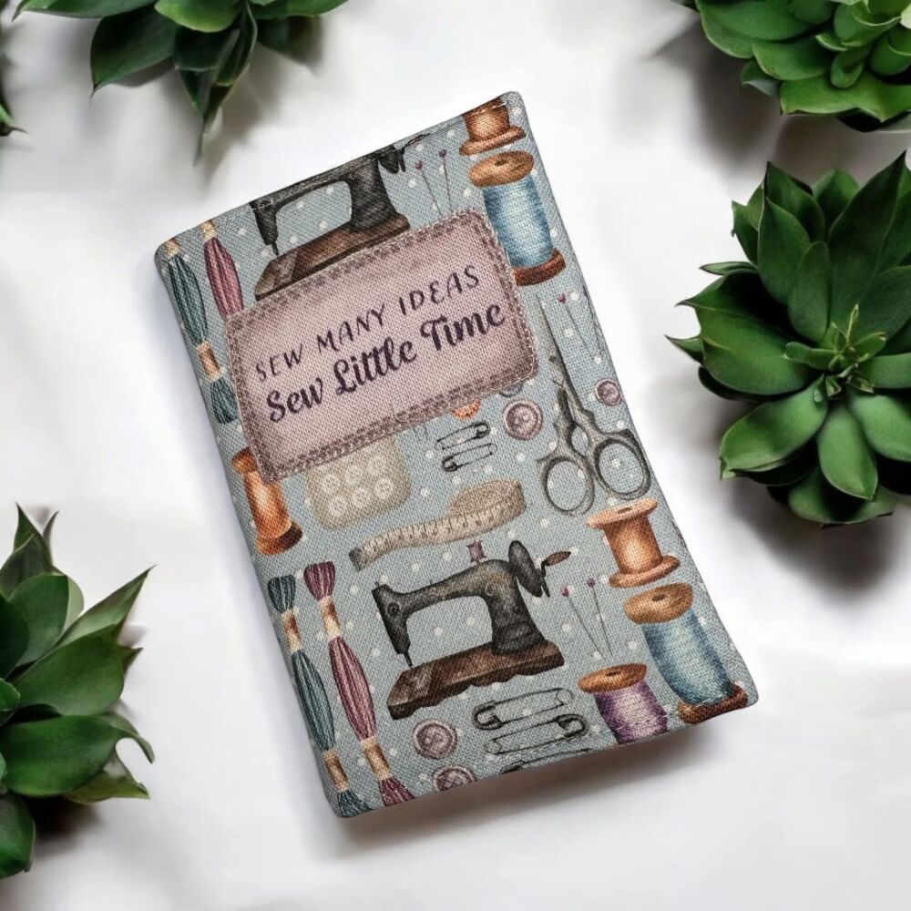 Sewing Kit by Amber Makes - Notebook Cover (with Book) - Vintage Sewing