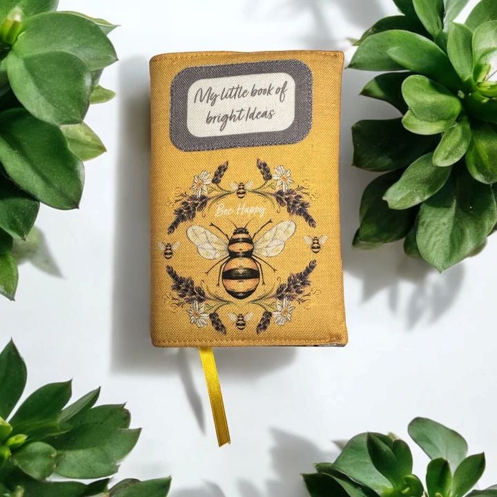 Sewing Kit by Amber Makes - Notebook Cover (with Book) - Lavender Bee