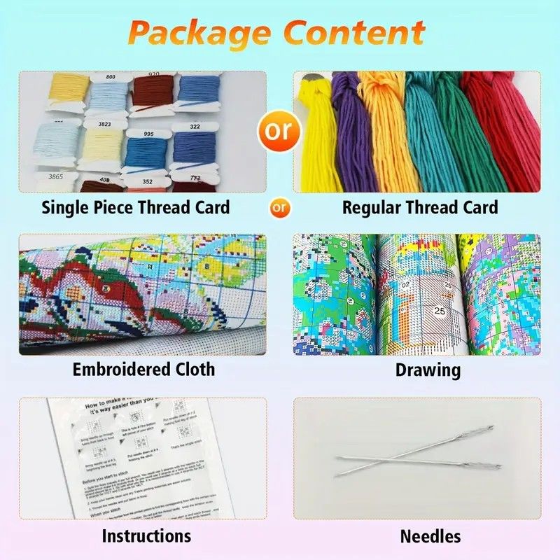 3 Little Cats Cross Stitch Kit 14CT Printed Design