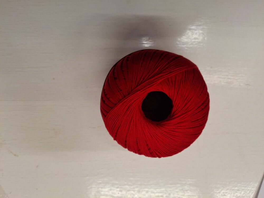 Crochet Cotton Deco 10 Red