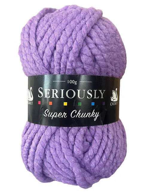 Seriously Chunky Yarn 100g Orchid 867 Knitting Crochet Crafts