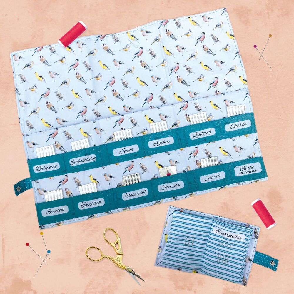 Needlecase Collection by Amber Makes - Garden Birds