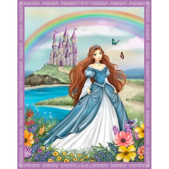 Princess Dreams Panel by Nutex 81930 101 90cm x 112cm