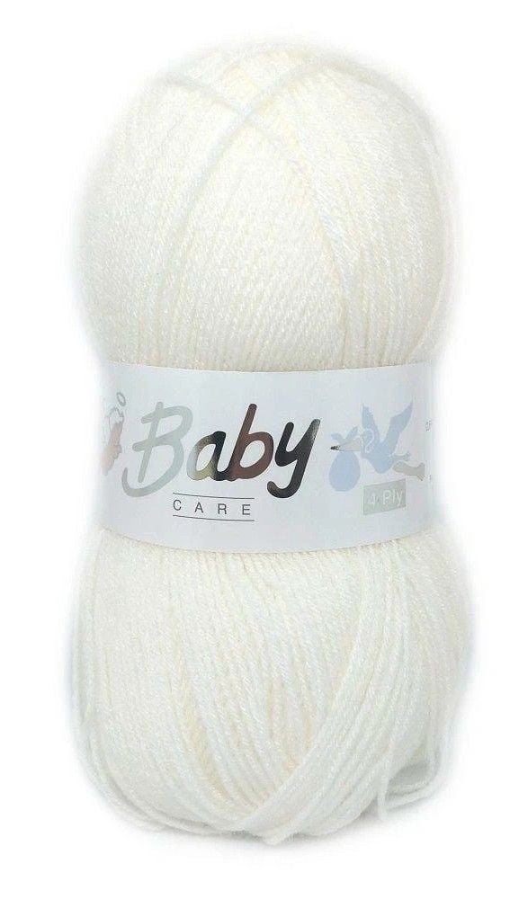 Baby Care 4 Ply Baby Yarn 100g Cream 713 Knitting Crochet Crafts