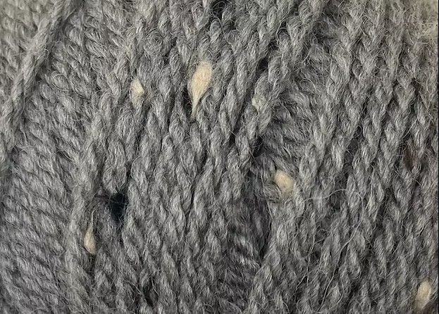 Multi Tweeds Aran Yarn 100g Light Grey 1220