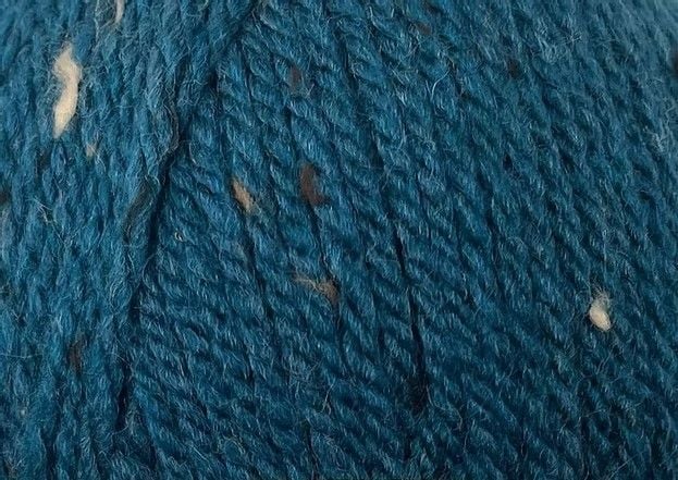 Multi Tweeds Aran Yarn 100g Navy 1260