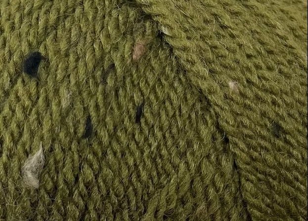 Multi Tweeds Aran Yarn 100g Olive 1250