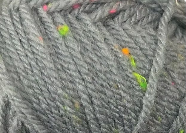 Multi Tweeds Aran Yarn 100g Pewter 1280