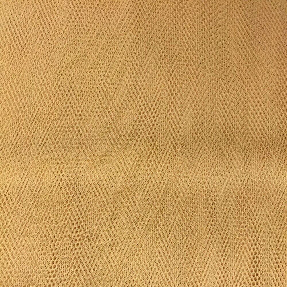 Dress Net Craft Fabric 150cm Wide 100% Polyester Sold per Metre Gold #021