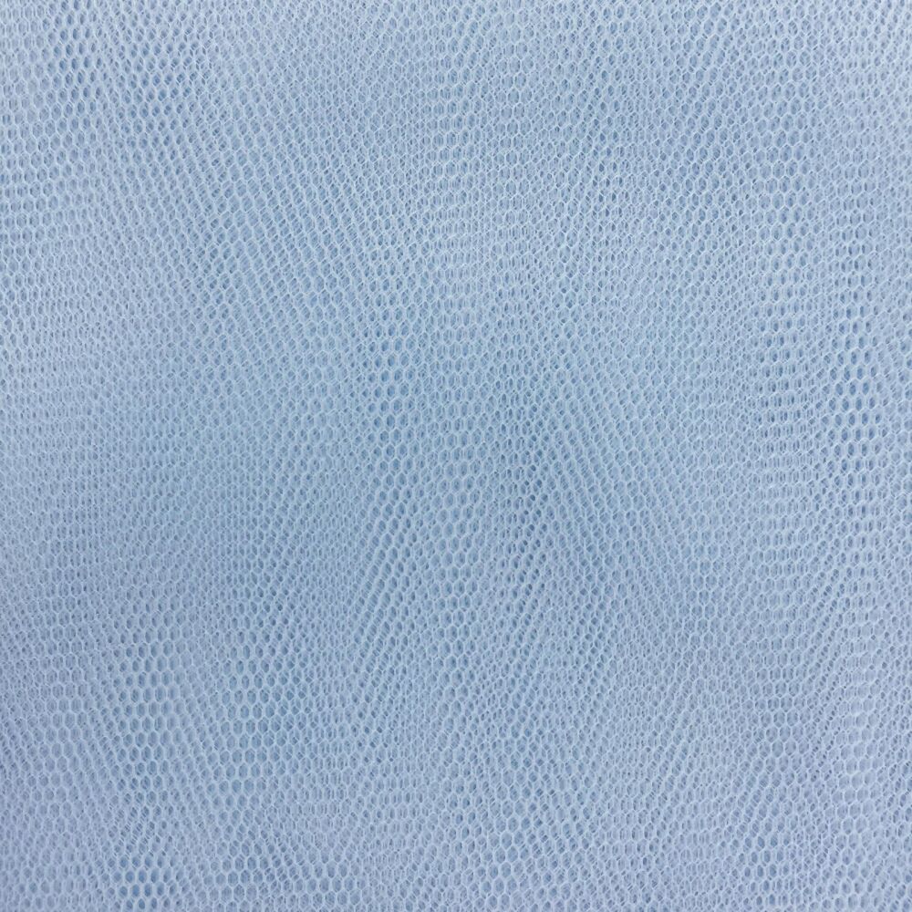 Dress Net Craft Fabric 150cm Wide 100% Polyester Sold per Metre Powder Blue #011