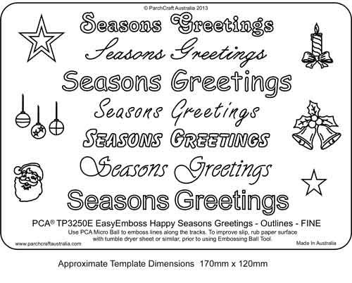 'Seasons Greetings' Outlines Fine