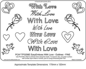 TP3256E With Love Outlines Fine
