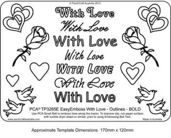 TP3265E With Love Outlines Bold