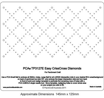 TP3127E Criss Cross Diamonds