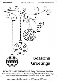 TP3145E Christmas Baubles