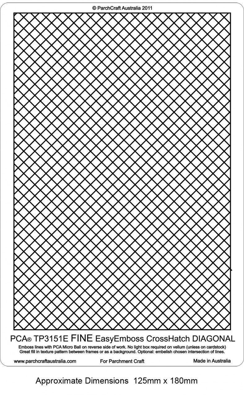 TP3151E Fine Cross Hatch Diagonal