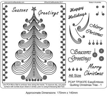 TP3437E Quilling Christmas Tree 1