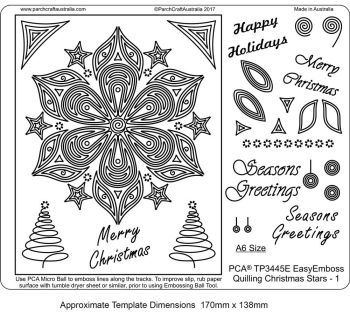 TP3445E Quilling Christmas Stars