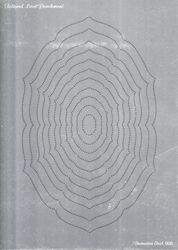 PLG008 Parchment Lace Grid - Decorative Oval