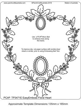 TP3471E Floral Heart
