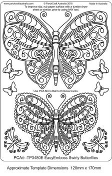 TP3480E Swirly Butterflies