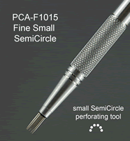 F1015 PCA Perforating Tool - Fine Small Semi Circle