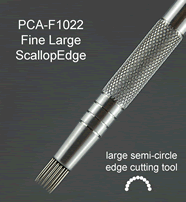 F1022 PCA Perforating Tool - Fine Large Scallop Edge
