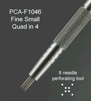 F1046 PCA Perforating Tool - Fine Small Quad in 4