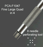 F1047 PCA Perforating Tool - Fine Large Quad in 4