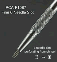 F1087 PCA Perforating Tool - Fine 6 Needle Slot Perforating / Punch Tool