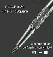 F1089 PCA Perforating Tool - Fine Grid Square Perforating / Punch Tool
