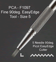 F1097 PCA Perforating Tool - Fine 90 deg EasyEdge size 5 complete with its 