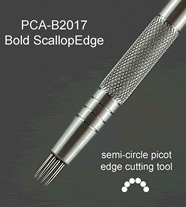 B2017 PCA Perforating Tool - Bold Scallop Edge