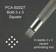 B2027 PCA Perforating Tool - Bold 3 x 3 Square