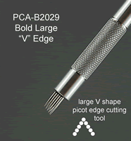 B2029 PCA Perforating Tool - Bold Large 'V' Edger
