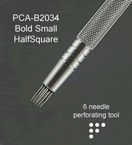 B2034 PCA Perforating Tool - Bold Small Half Square