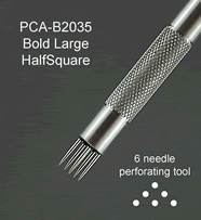 B2035 PCA Perforating Tool - Bold Large Half Square